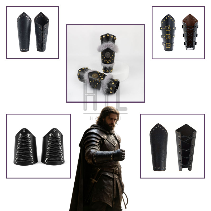 Cosplay Props - Sarung Tangan Berlapis Banyak dengan Aksen