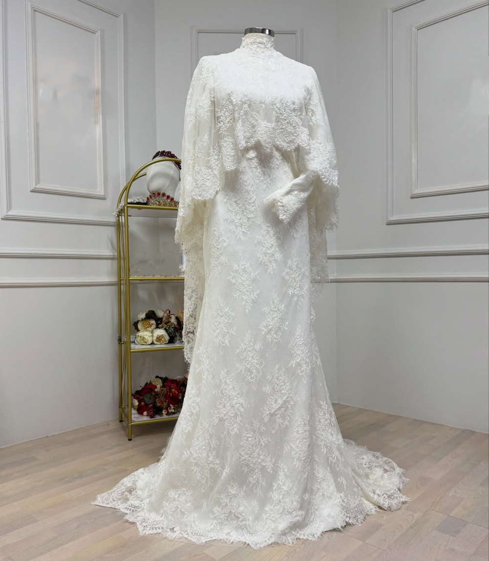 Briar Cosplay Prop - Gaun Prom Pernikahan Selendang Elegan Wanita