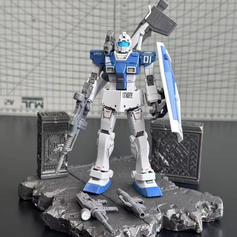 Bandai Gundam Rg - HG GTO GM, Tim Anjing Putih,