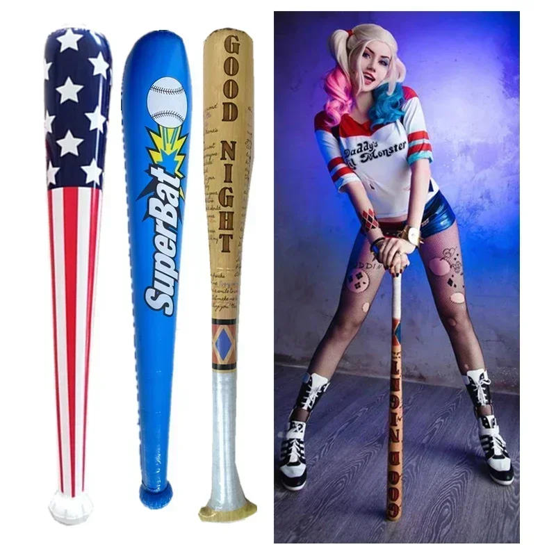 Cosplay Bat Prop - Tongkat Baseball Kayu Solid Beauty Girl