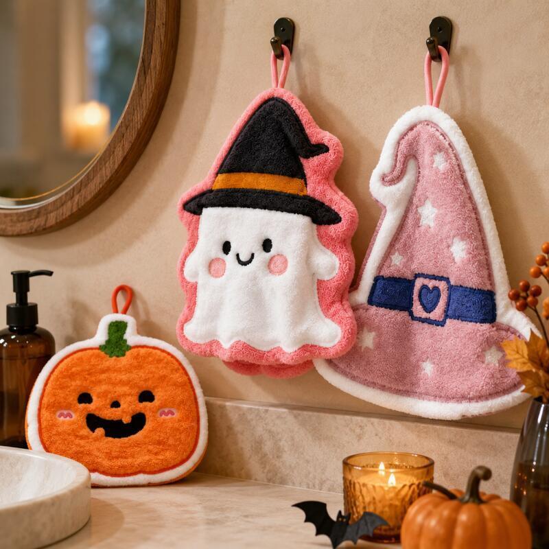 Cosplay Bat Prop - Handuk Tangan Halloween Lucu, Handuk Gantung
