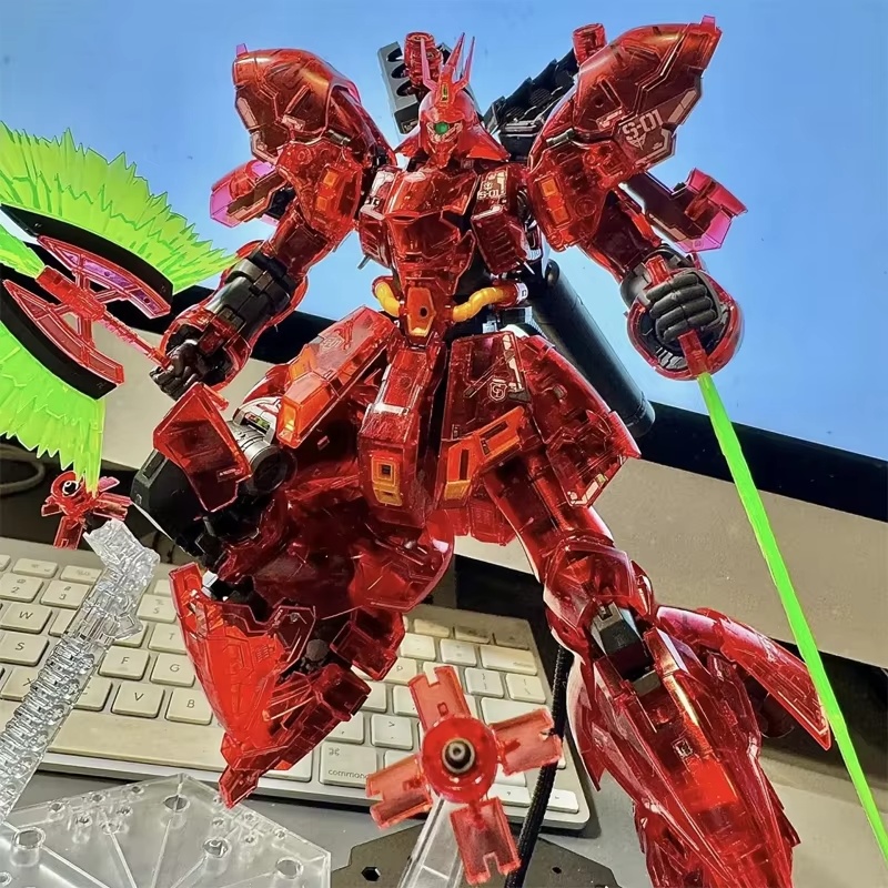 Bandai Gundam Rg - RG /144 Sazabi, Model Kit Perakitan