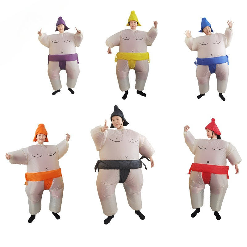 Cosplay Props - Kostum Inflatable Pegadis Sumo untuk Pertandingan,