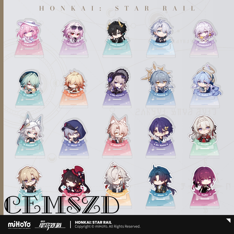 [Asli] Game Honkai Star Rail M - Acrylic Cosplay Prop ulasan dan harga