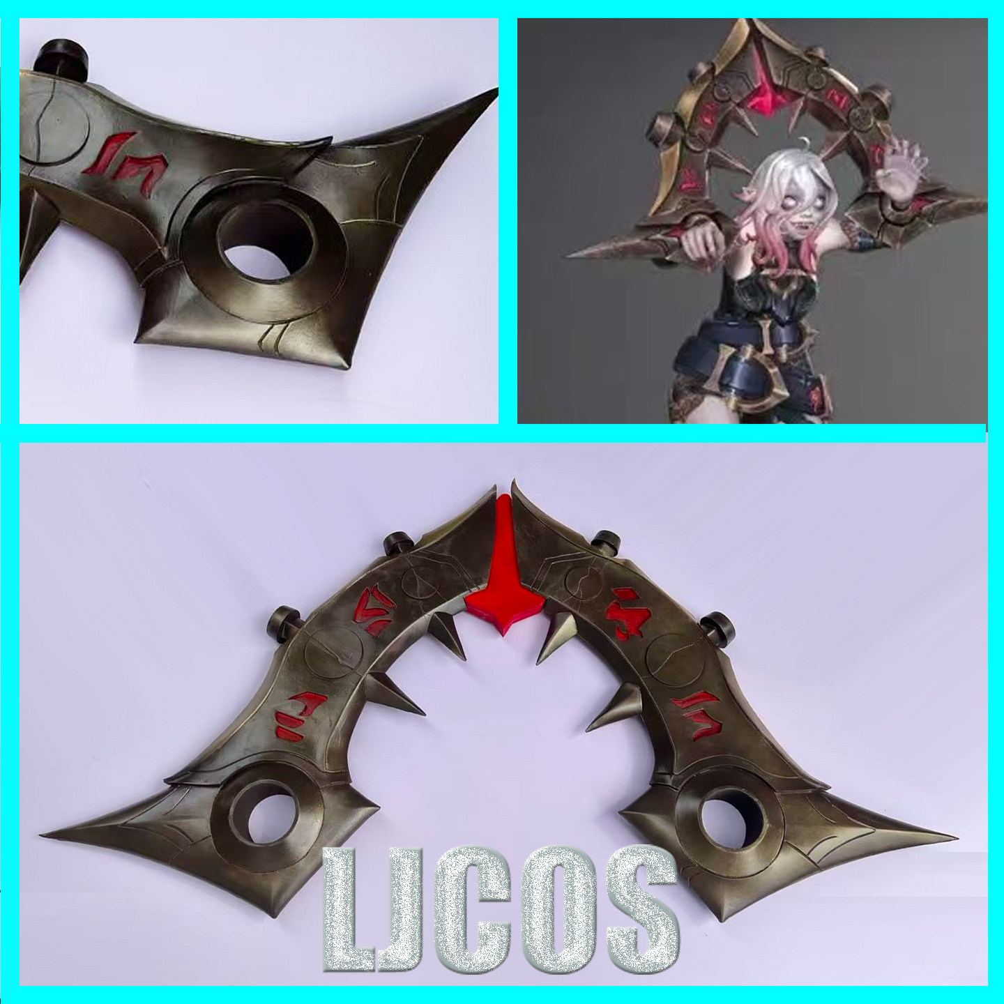 Briar Shackles LOL Aksesoris C - Briar Cosplay Prop ulasan dan harga
