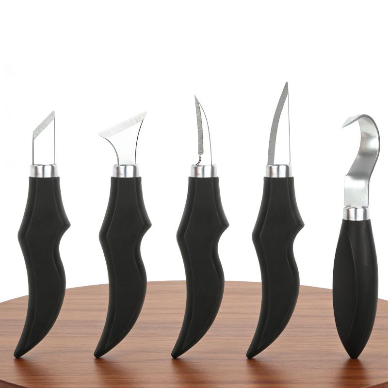 5 Buah Set Pisau Ukir Kayu Den - Craft Knife Set ulasan dan harga
