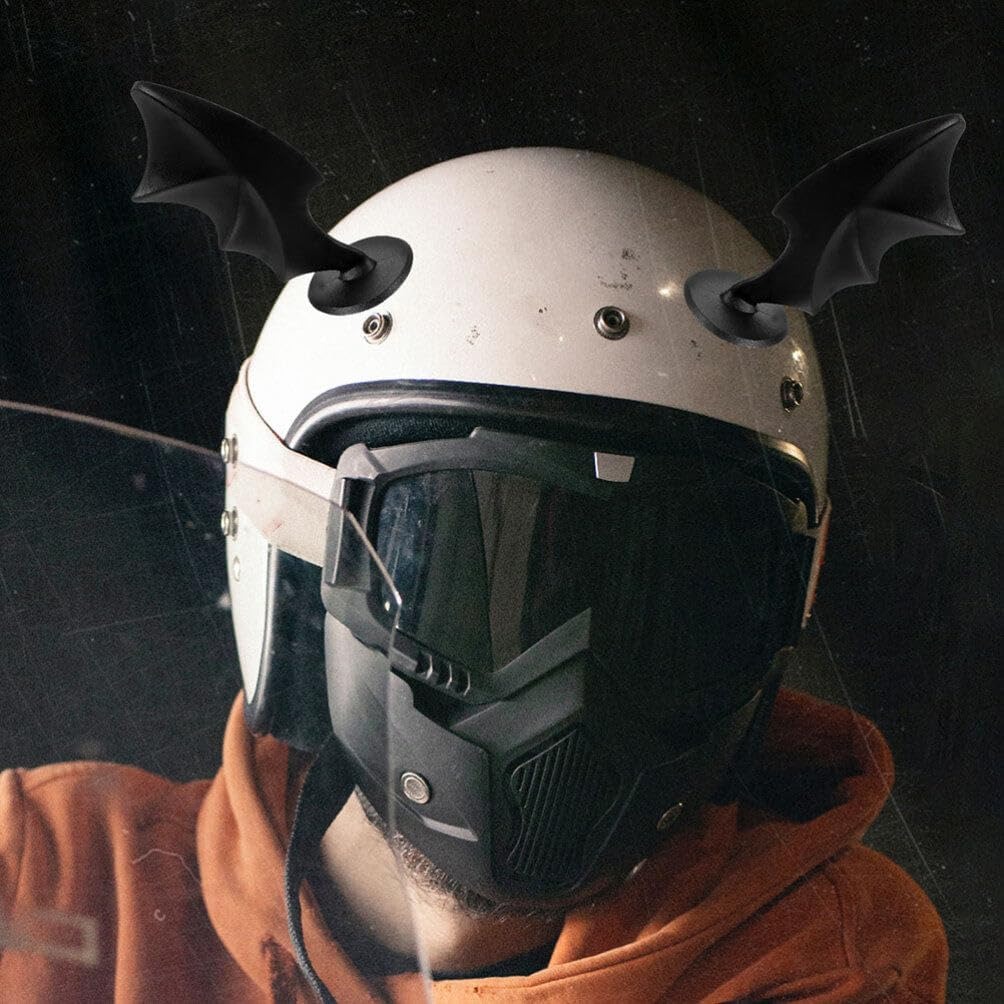    Helm Motor Halloween denga - Cosplay Bat Prop ulasan dan harga