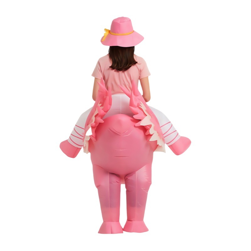 Kostum Tiup Flamingo Merah Mud - Cosplay Props ulasan dan harga