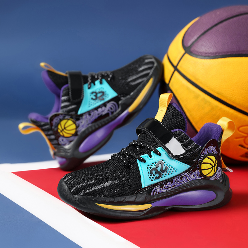 Sepasang sepatu basket anak-an - Velcro Hook Loop ulasan dan harga