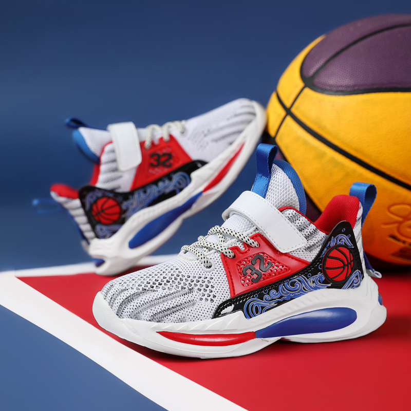 Sepasang sepatu basket anak-an - Velcro Hook Loop ulasan dan harga