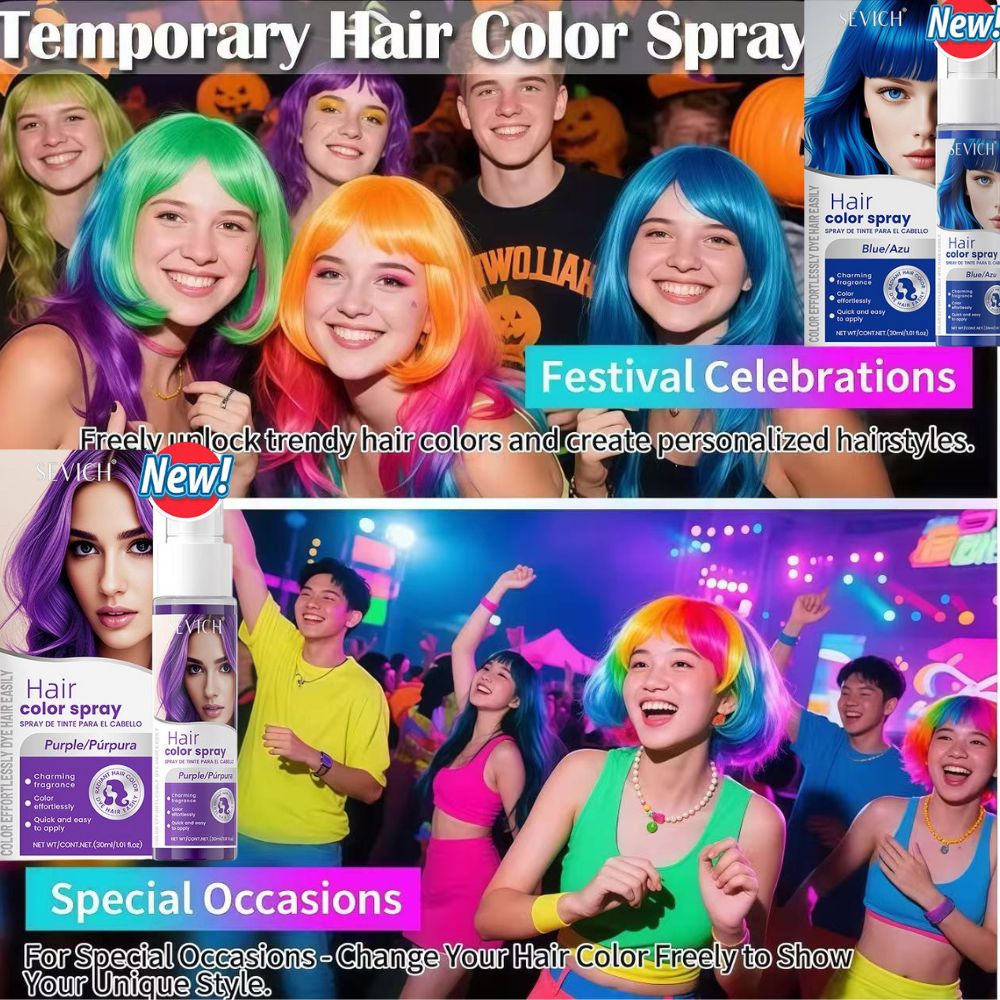 Semprotan Pewarna Rambut 8 War - Hair Spray Color ulasan dan harga