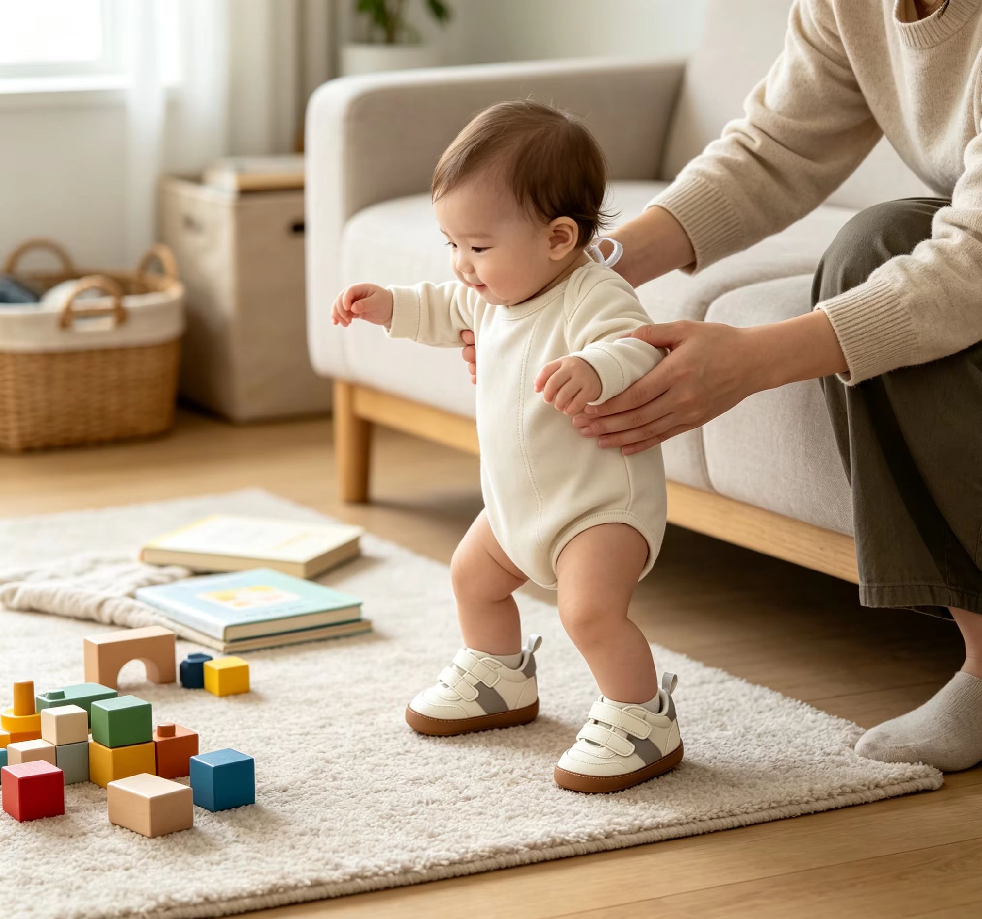 Sepatu Bayi Oddler Sol Lembut  - Velcro Hook Loop ulasan dan harga